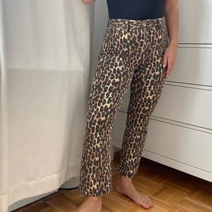 leopard print BDG jeans